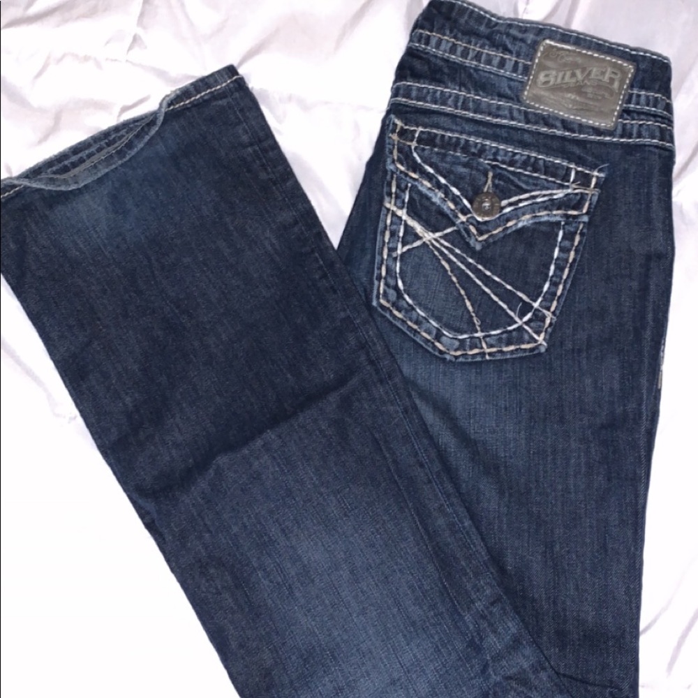 Silver pioneer jeans